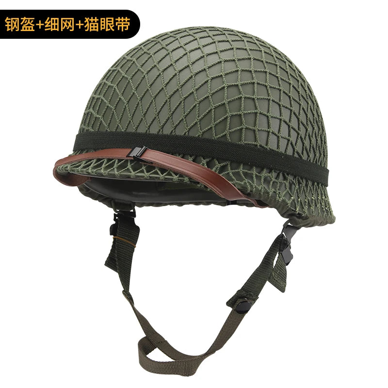 Tactical Battle Helmet Double Layer Anti-Lo Steel Helmet Field Brother Cany Heaear Film And TV Props Military Fan Gear