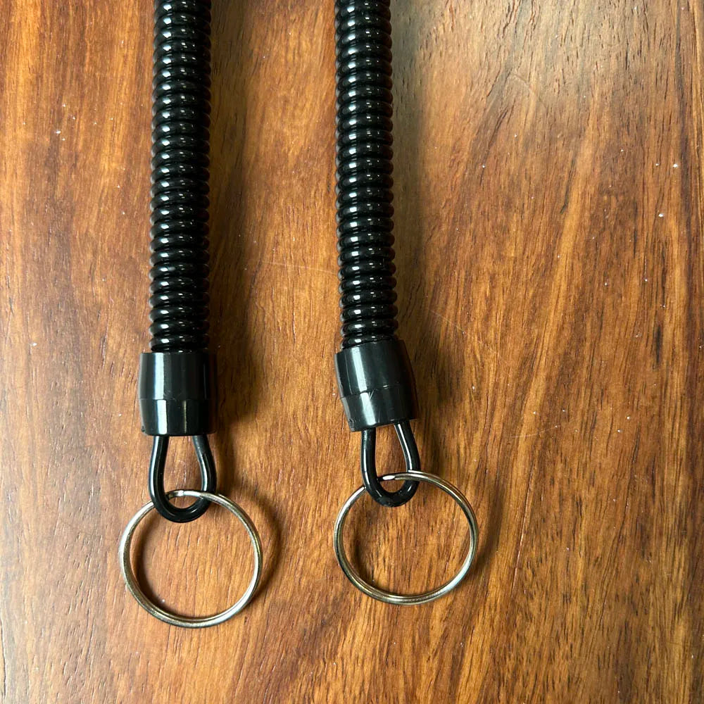 1PC Tactical Retractable Spring Elastic Rope Security Gear Tool Hiking Camping Anti-lost Phone Keychain Fishing Lanyards Outdoor