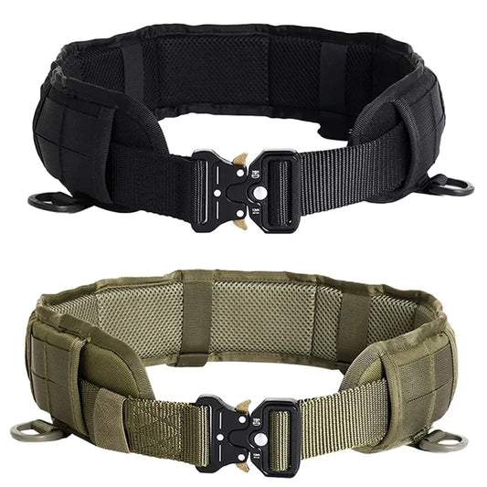 2025 Men's Outdoor Hunting Tactical Belt Multi-Function Buckle Nylon Belt High Quality Outdoors Sport Canvas Belt