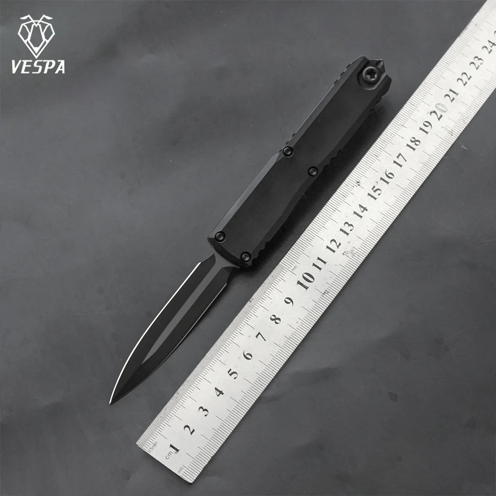 VESPA 0-point rotation M390 blade, 7075-T7 aluminum handle, outdoor EDC tool