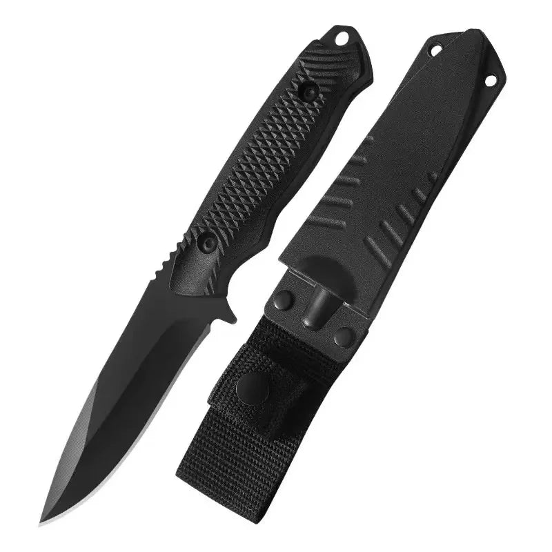 Outdoor Tactical Knife Personal Defense Sharp Diving Utility Knife High Hardness Integrated Dragon Bone Design Survival Tool