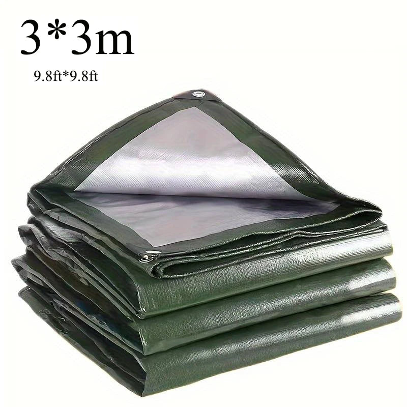 Custom Tarpaulin Waterproof 3*3 4m×4 5 6 8 10 20m Large Tarp Small Rain Shade Cover Outdoor Garden Boat Bike Awning Canopy Uv