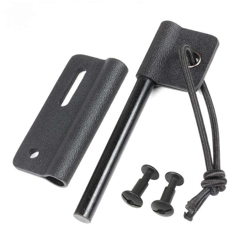 Outdoor Magnesium Stick Flint Camping Fire Equipment Wilderness Survival Tools with K Sheaths Emergency