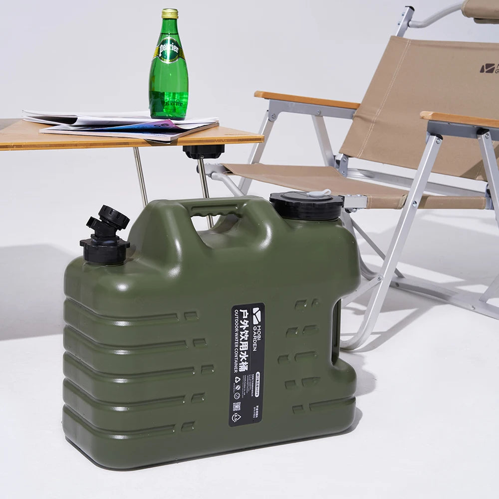 Mobi Garden 11L ,18.5L  Water Bucket Portable Handle Tank Container Ultralight Large Capacity Hiking Water Container