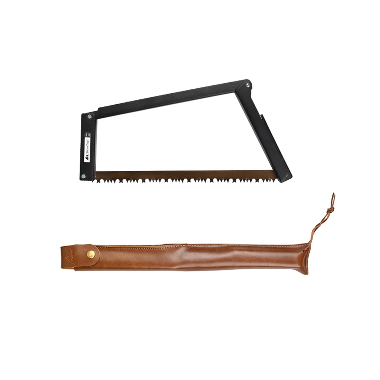 Folding Saw Lightweight Camping Survival Collapsible Bow Saw for Both Dry and Wet Wood Tree Cutting High Manganese Steel Blade