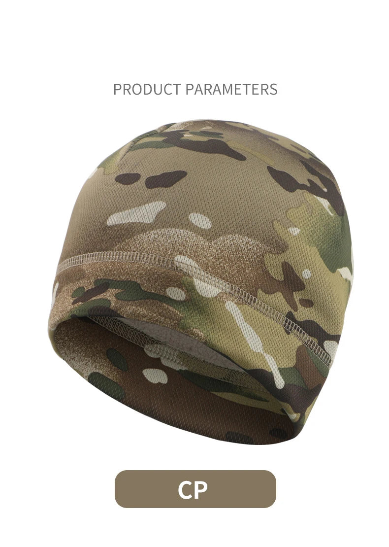 Winter Elastic Hunting Riding Fishing Warm Collapsible Camping Cap Men Outdoor Sports Running Climbing Windproof Camouflage Hat