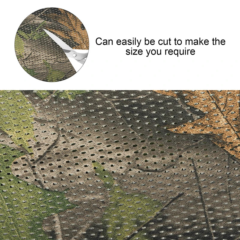 Camouflage Netting 1.5x2 3 4 5 6 8 12 Camo Netting Camouflage Net  For Hunting Ground Blinds W 59 Inches Edge Mossy Oak Country