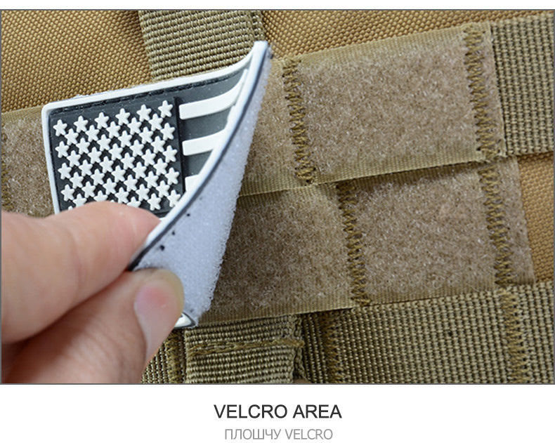 40L Tactical Backpack for Men Camping Hiking Backpacks Reflective Outdoor Travel Bags Survival Molle Climbing Rucksack Bag