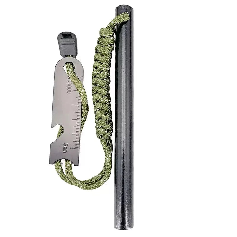 Bear Grylls Survival Fire Starter Magnesium Flint Rod Portable Emergency Firesteel Kit Lighters Smoking for Camping Hiking Tool