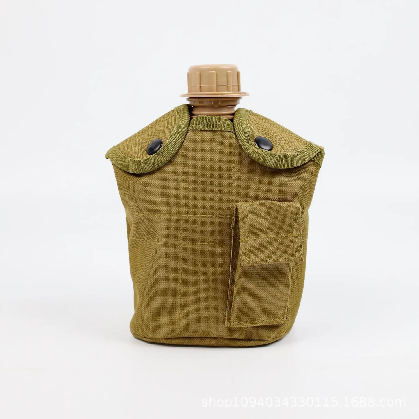 1L Large-Capacity Outdoor Camouflage Military Canteen Bottle for Backpacking Camping Hiking - Survival Water Kettle