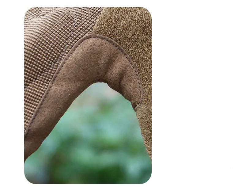 Men Tactical Gloves Touch Screen Cycling Sports Outdoor Motorcycle Riding Bike Running Outdoor Anti Slip Shock Absorption Gloves