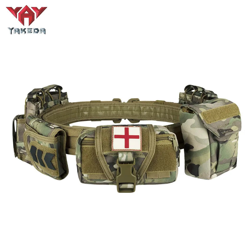 Yakeda Gear User Outdoor Black Hunting Tactics Law Enforcement Duty Security Traffic air gun Belt airsoft equipment Camo