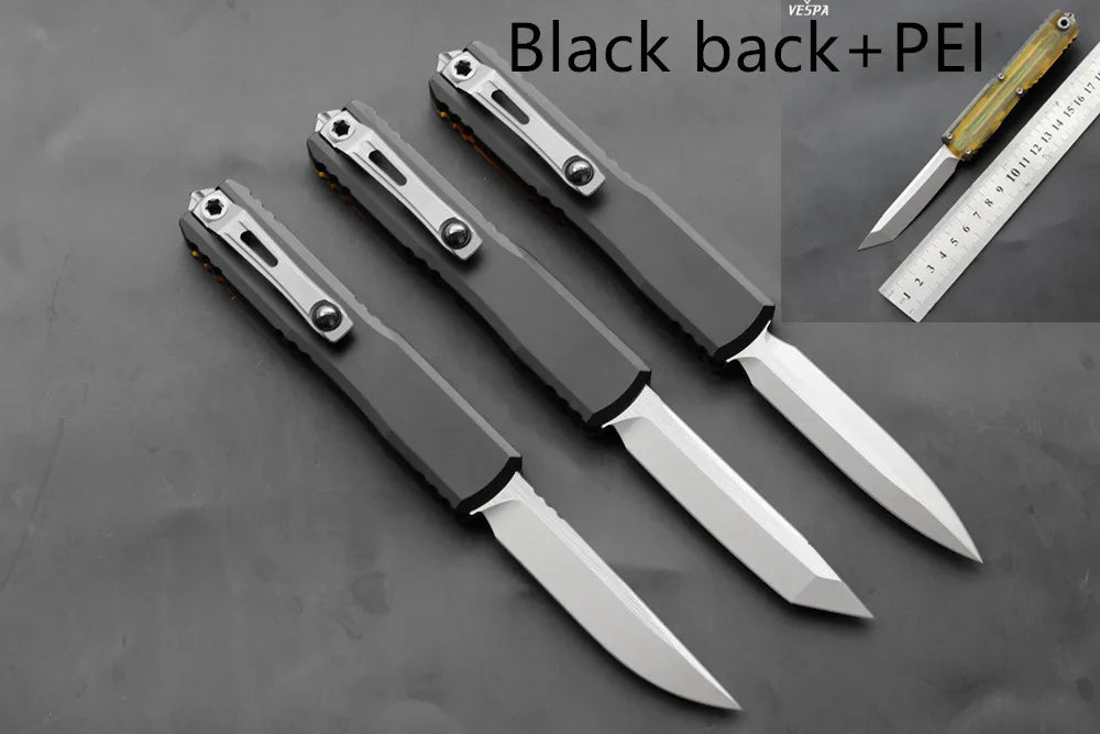 VESPA 0-point rotation M390 blade, 7075-T7 aluminum handle, outdoor EDC tool