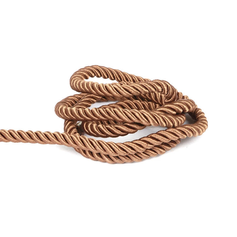 5YD/Lot 8mm Twisted Trim Cord Rope Nylon Rope For Home Decoration Accessories DIY Handmade Home Textile Decoration Braid Rope