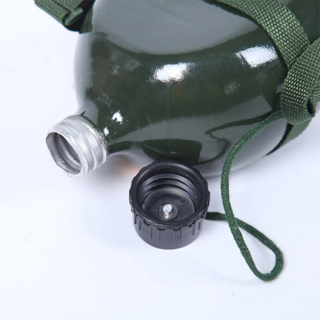 Military Type 87 aluminum kettle Convenient Large Capacity Survival Water Bottle Canteen Kettle for Outdoor Camping Travel