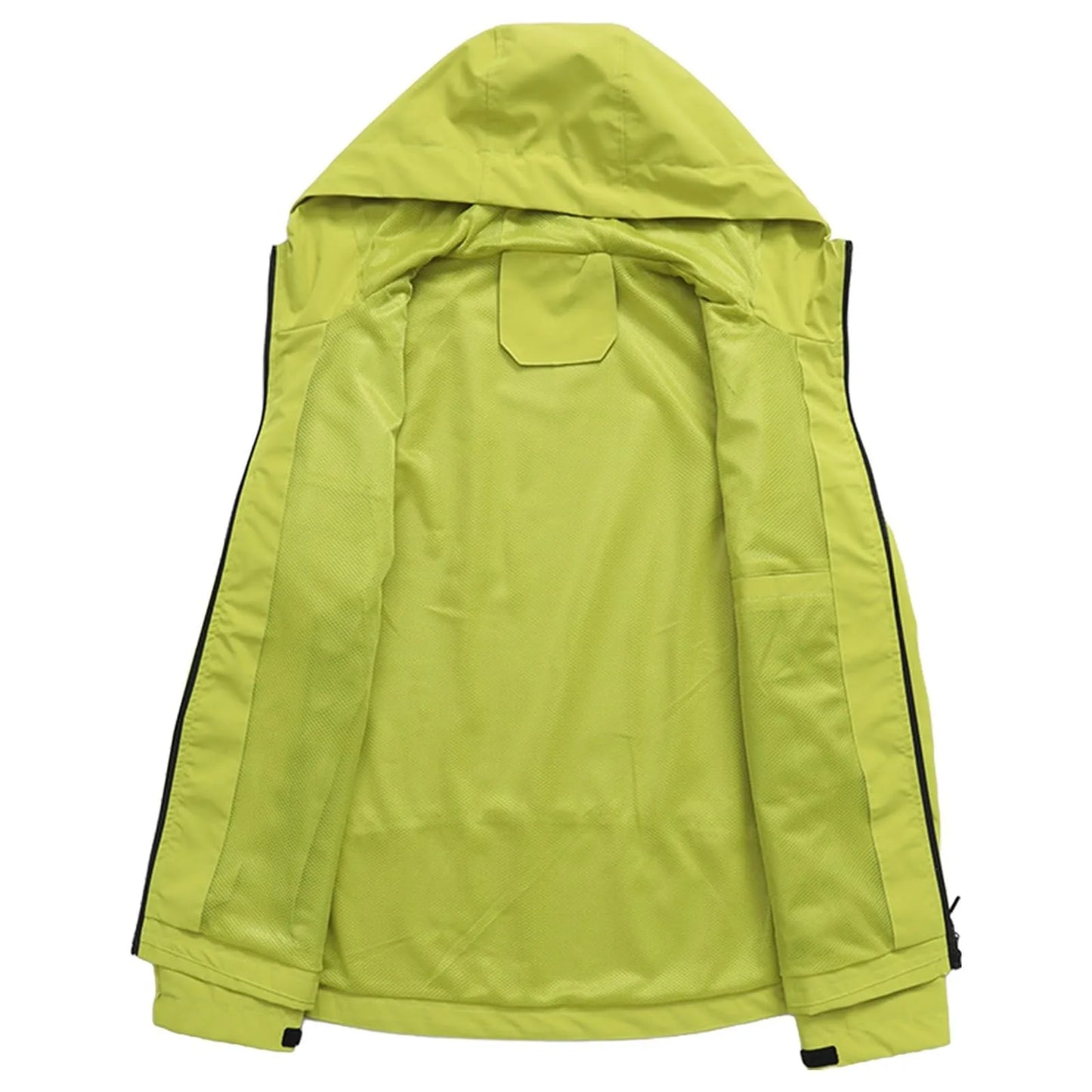 Women's Outdoor Jacket Casual Zipper Hooded Jacket Breathable Windproof Waterproof and Stain-resistant Mountaineering Clothing