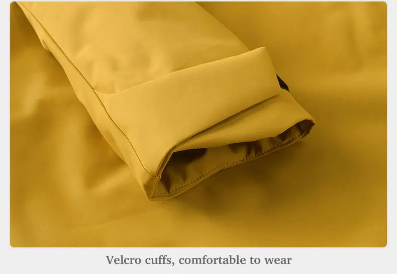 EUMERGX Men's Women's Winter Coat Waterproof Windproof Warm Fleece Jacket Unisex Hiking Camping Skiing Climbing Windbreaker