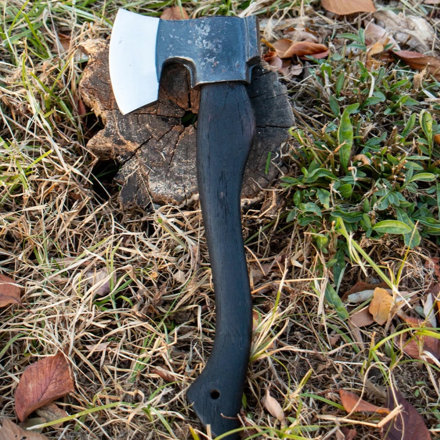 Short-handled Forged Russian T-actical Axe for Chopping Wood Cutting Axes Multi-functional Outdoor Camping Woodworking Axe