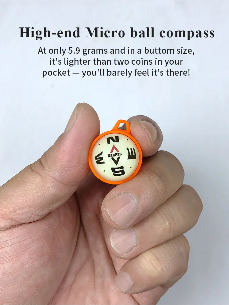 KanPas EDC Micro Floating Compass Ball /Luminous Compass Ball for outdoor&bike/ Waterproof, Lightweight Compss Ball/EDC-V20L