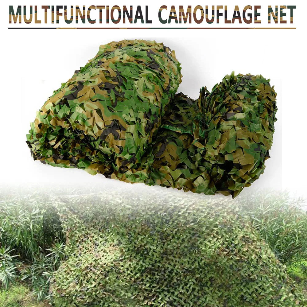 Welead 1.5m White Reinforced Camouflage Net Army Garden Decoration Fence Shade Hiding Mesh Outdoor 2m 3m 4m 5m 6m 7m 8m