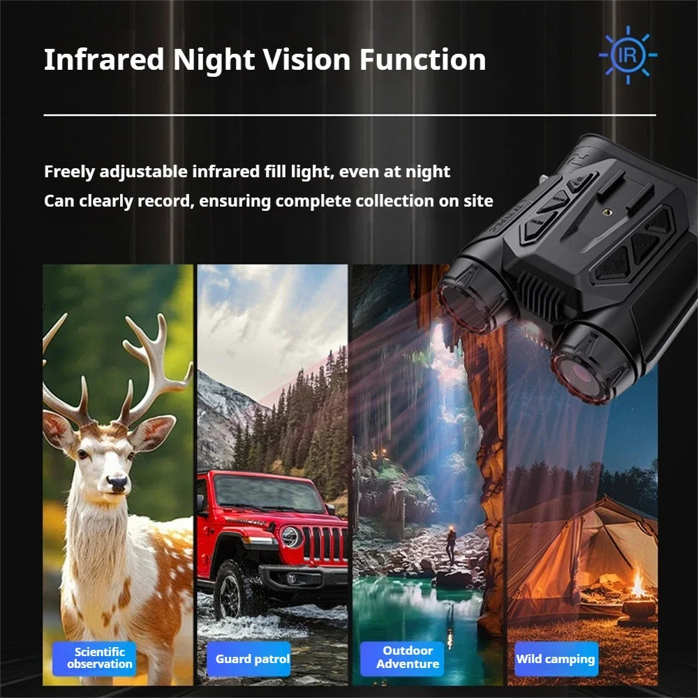 NVC800 WIFI Compact Thermal Monocular 16x Zoom Adjustable Night Vision Goggles Lightweight Thermal Camera for Hunting & Camping