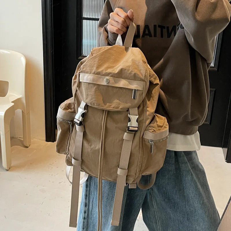 2025 Outdoor Hiking Backpack Large Capacity Waterproof Durable Rucksack for Students Travel Fitness Gym