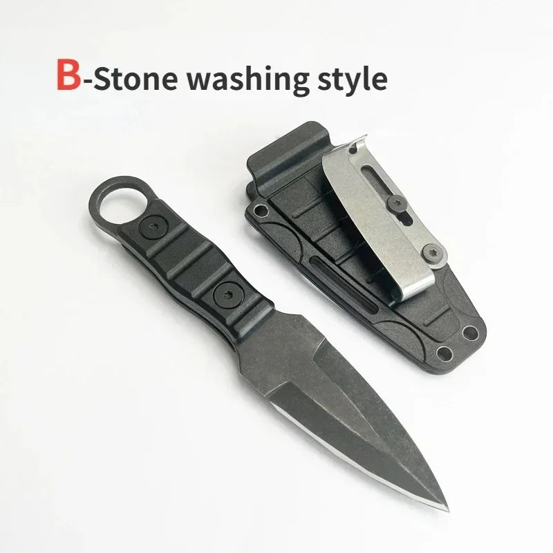 Outdoor  Straight Knife High Hardness SurvivalKknife Camping EDC Portable Utility Knife K Sheath Hunting Camping Tool
