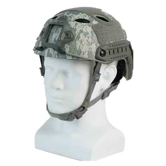 BOOIU Tactical Helmet PJ Gray Digital Airsoft Paintball Hunting Helmet CS Real Game Military Protection Bulletproof Helmet