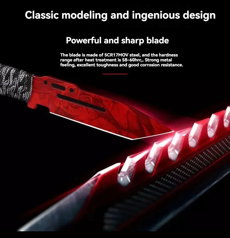 NEW Outdoor EDC Self-Defense Knife, Outdoor High Hardness Lifeguard Knife, Stainless Steel Knife for Camping Climbing