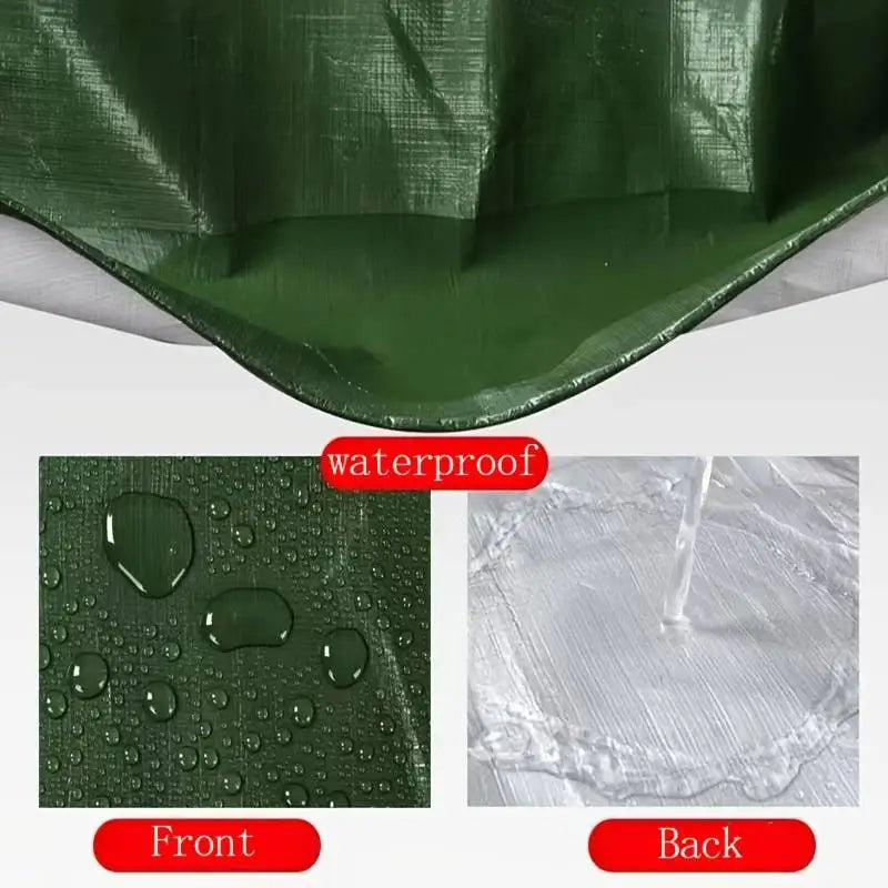 Custom Tarpaulin Waterproof 3*3 4m×4 5 6 8 10 20m Large Tarp Small Rain Shade Cover Outdoor Garden Boat Bike Awning Canopy Uv