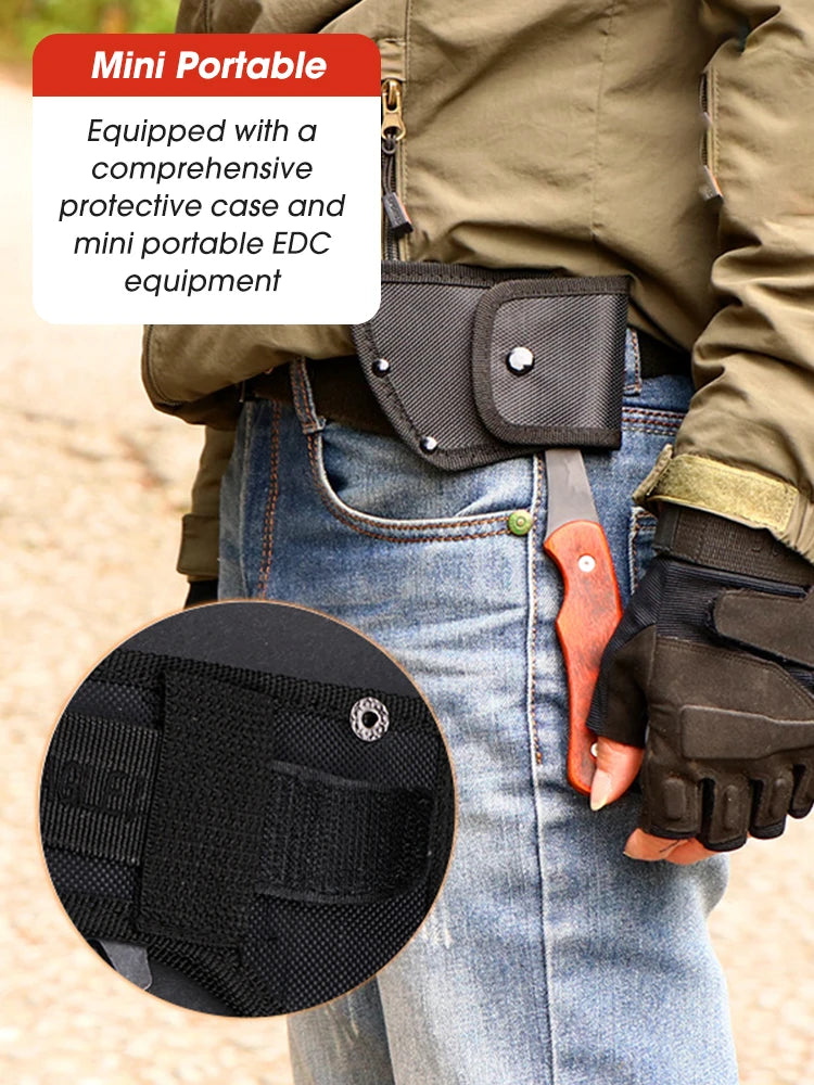 Outdoor Camping Tactical Axe Survival Fire Axe Mini Hammer Ice Breaking Cone Multifunctional Woodworking Axes Hand Tool