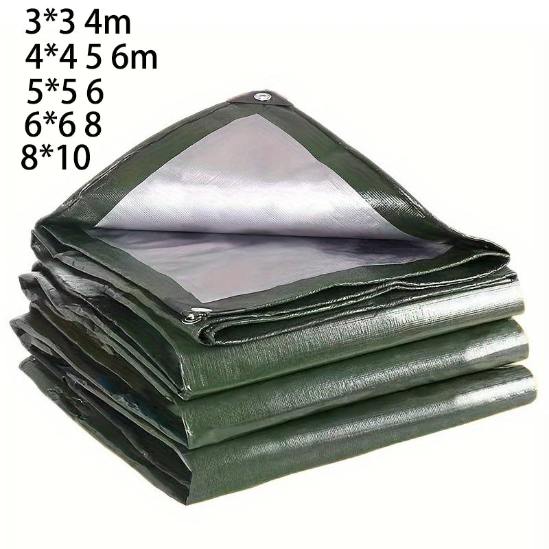 Custom Tarpaulin Waterproof 3*3 4m×4 5 6 8 10 20m Large Tarp Small Rain Shade Cover Outdoor Garden Boat Bike Awning Canopy Uv