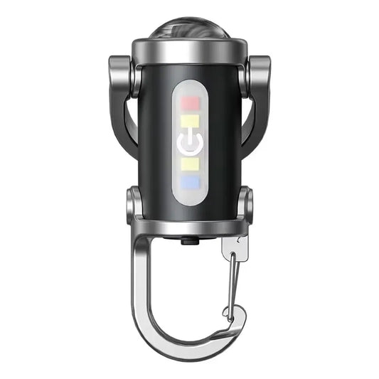 Powerful Cob Led Flashlight Keychain USB Rechargeable Portable Torch 1000Lumens Waterproof Keychain Camping Hiking Pocket Light
