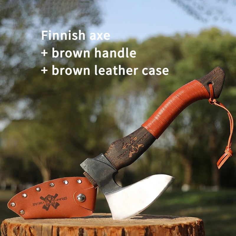 New High-quality Finnish Axes Camping Woodworking Hand Axes Outdoor Portable Tactical Axes Hand Tools for Household Felling