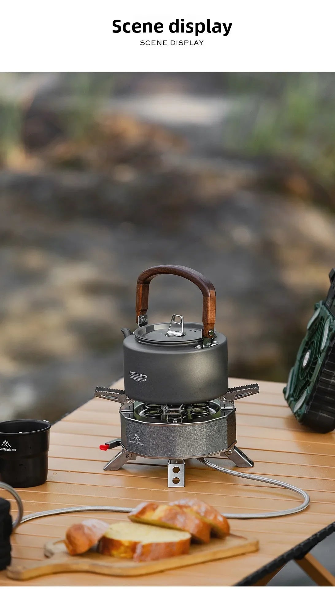 Mountainhiker Burner 15800W 19800W Gas Stove Cookware Portable Furnace Picnic Barbecue Supplies Outdoor Camping Hiking Tourist