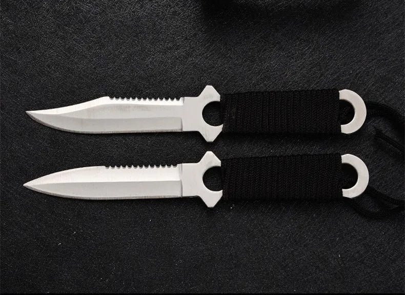 Field high hardness sharp tactical knife Outdoor knife Portable small straight knife Wilderness survival defense knife