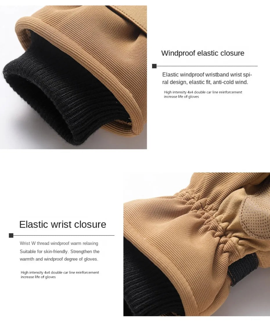 Winter tactical hunting full finger walking gloves, skiing protective sports gloves, riding gloves, motorcycle and mountaineerin