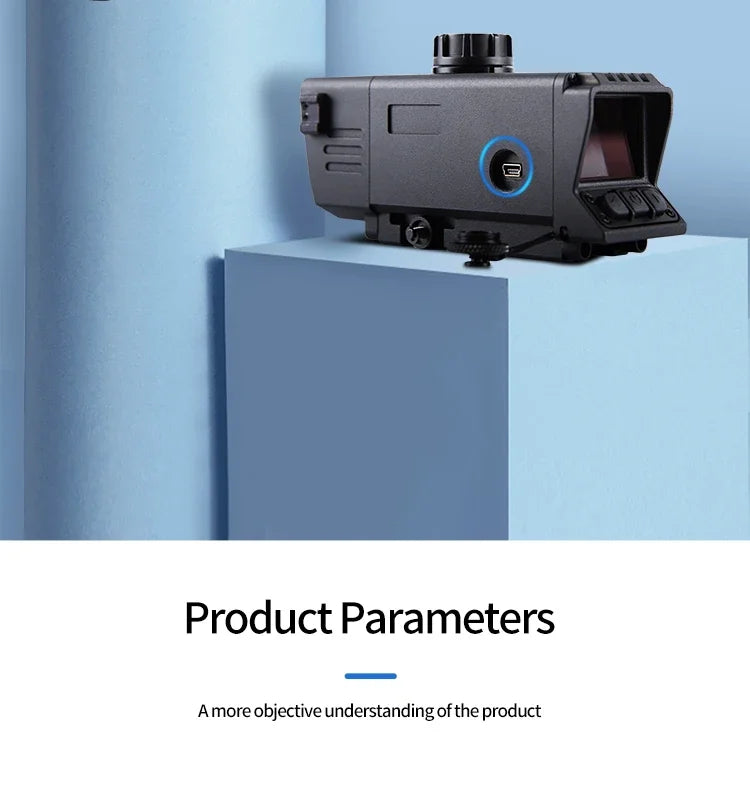 3.5X32 Digital Night Vision Scope with Video Recording | BDC Ranging | 7 Reticles | IP67 Waterproof for Rifle/Picatinny Rail