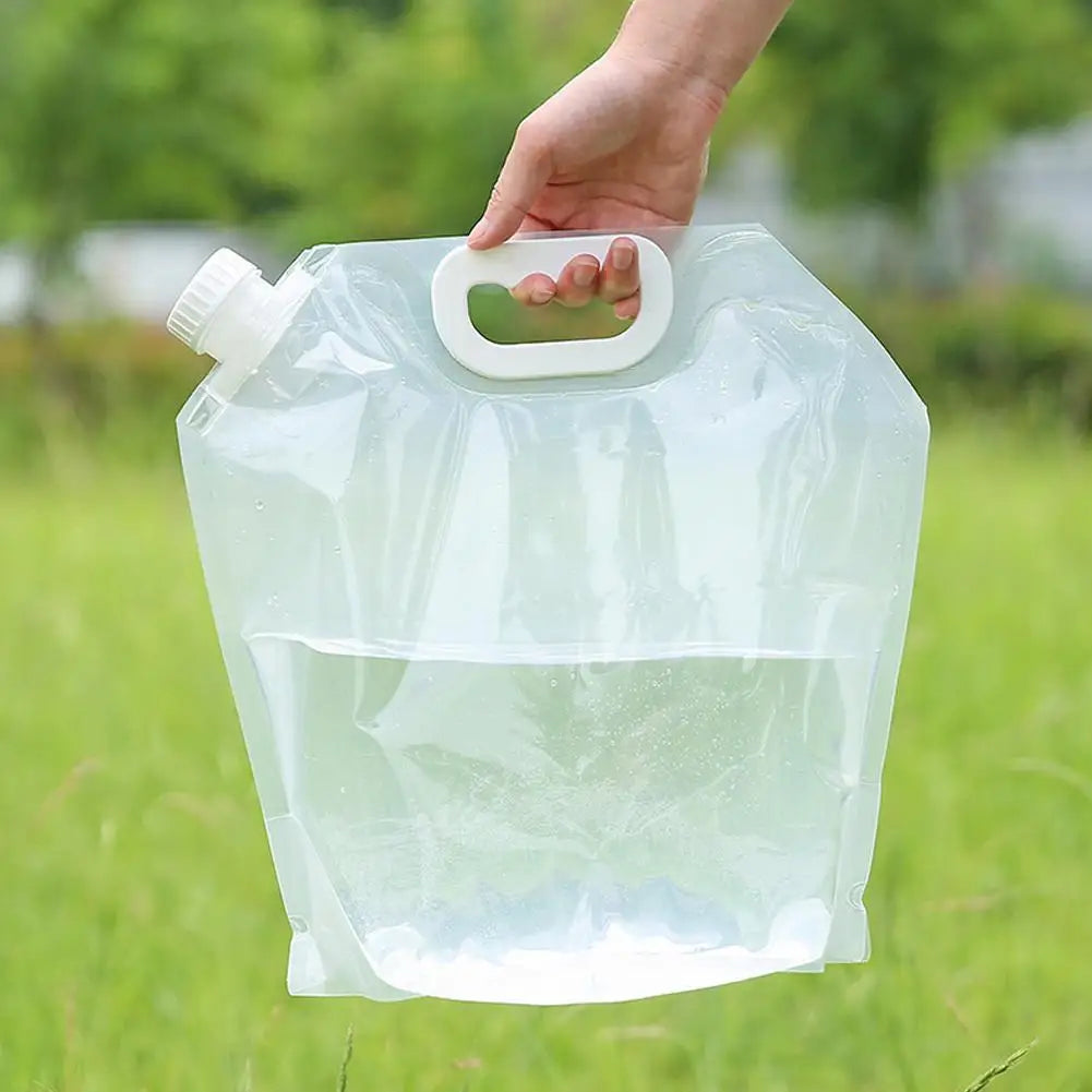 5/10L Portable Camping Water Bag Foldable Drinking Water Bucket Large Capacity Water Container For Outdoor Travel Lightweight