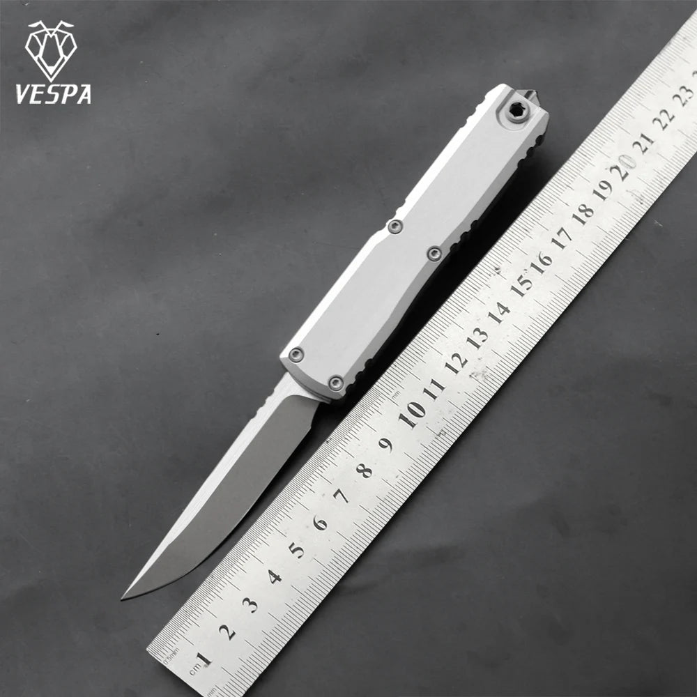 VESPA 0-point rotation M390 blade, 7075-T7 aluminum handle, outdoor EDC tool