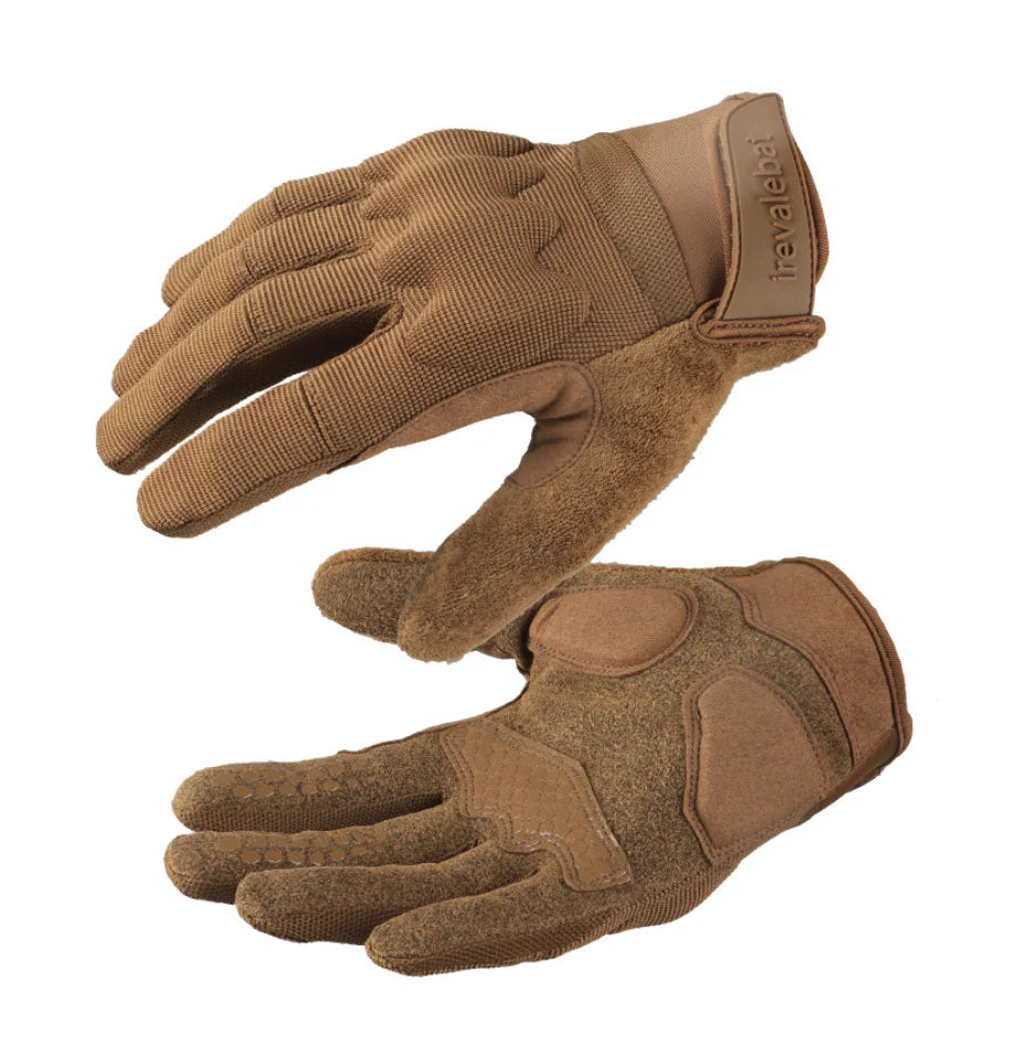 Men Tactical Gloves Touch Screen Cycling Sports Outdoor Motorcycle Riding Bike Running Outdoor Anti Slip Shock Absorption Gloves