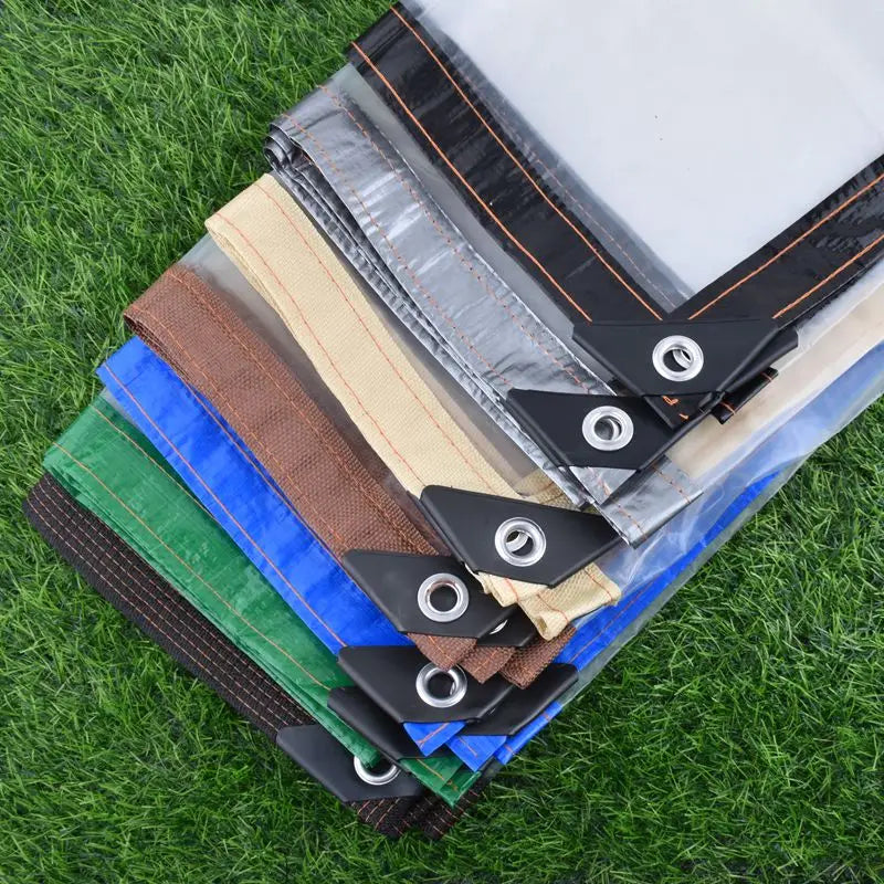 0.1mm PE Plastic Tarpaulin Outdoor Winter Snow Tarp Garden Patio Plants Cover House Tarp Pergolas Canopy ,Pets House Raincover