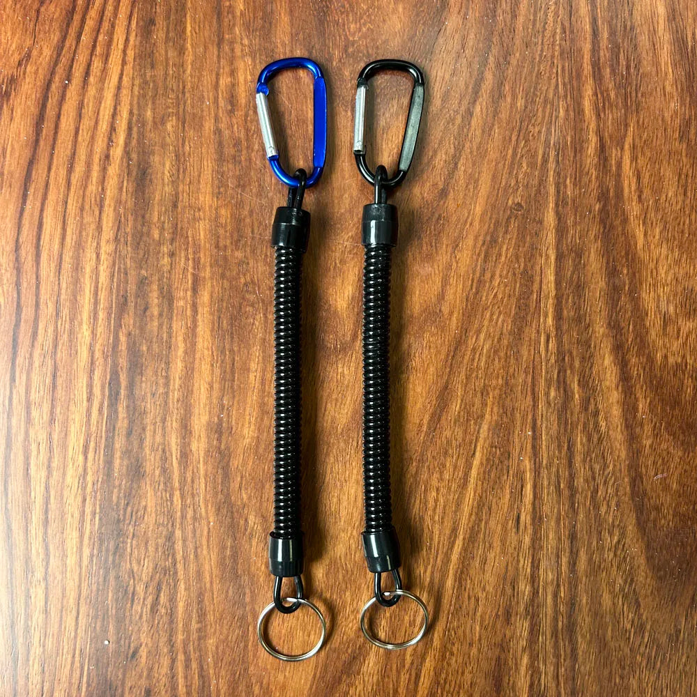 1PC Tactical Retractable Spring Elastic Rope Security Gear Tool Hiking Camping Anti-lost Phone Keychain Fishing Lanyards Outdoor