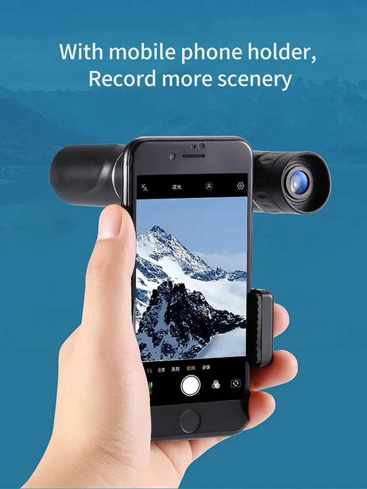 HOMEFISH 900x25 HD Zoom Portable Powerful Binoculars Long Range BAK4 Telescope Jumelles Folding Low Light Binoculars for Hunting