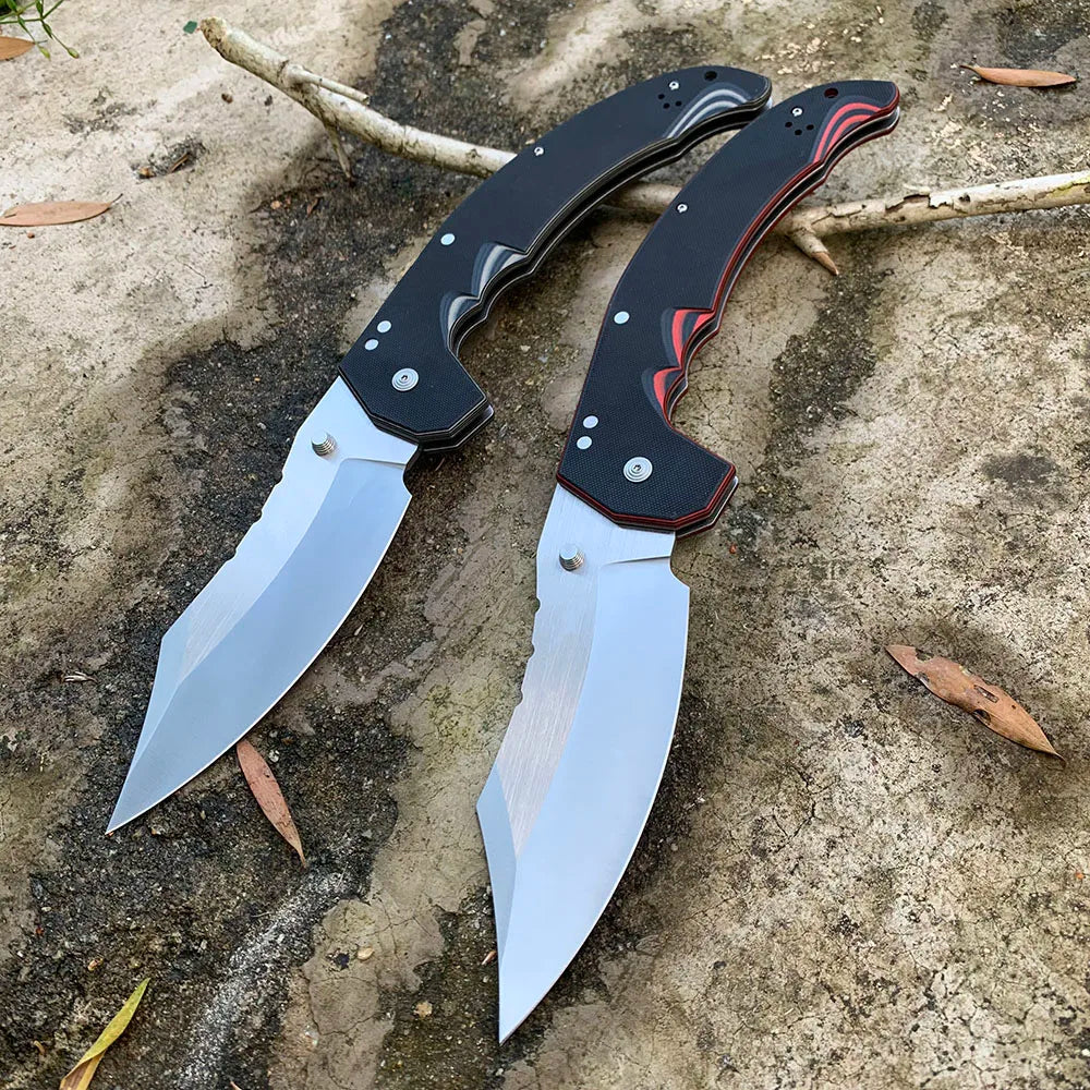 Mayhem Tactical Folding Knife Military Combat Hunting Knife AUS10A Blade Outdoor Portable Camping Survival Knives Jackknife