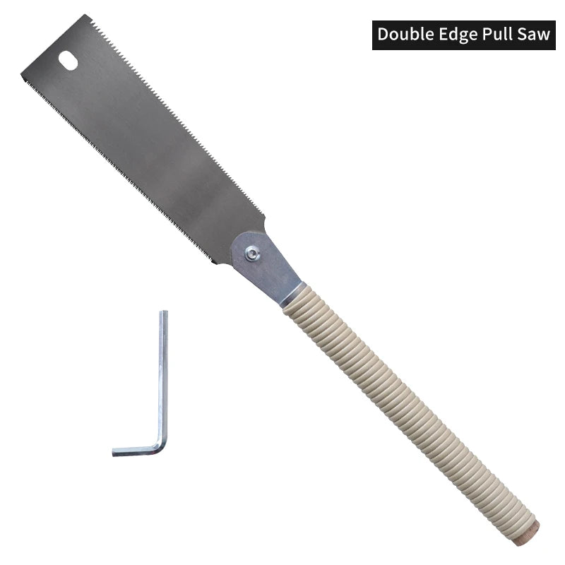 1pc Japanese Hand Saw SK5 Flexible Blade Flush Cut Wood Handle Dovetail Pull Saw for Wet Dry Wood DIY Woodworking Tools