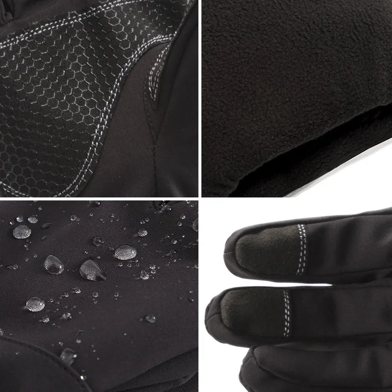 Tactics Outdoors Camouflage Hunting Warm Non-Slip Fishing Gloves Waterproof Touch Screen Winter Ski Camping Cycling Sport Gloves