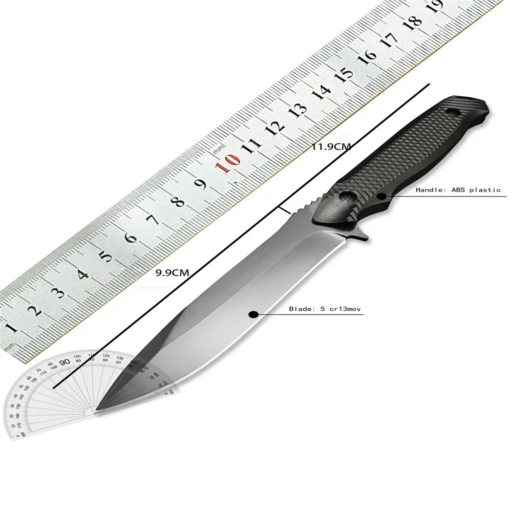 Outdoor Fixed Blade Knife 5Cr13Mov Blade Plastic Handle Military Tactical Self-Defense Edc Knives Jungle Hunting Cutting Tools