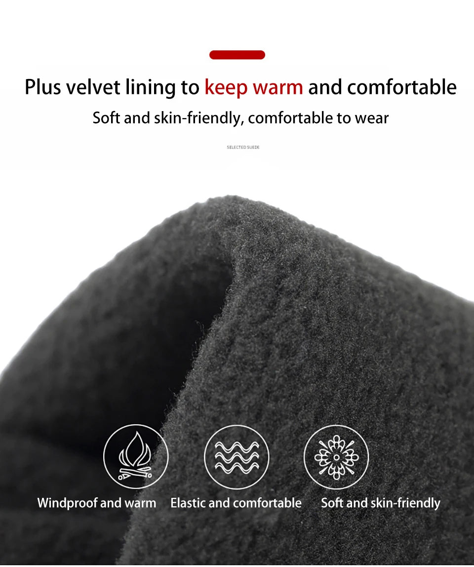 Winter Fishing Gloves Women Men Warm Cycling Protection Anti-Slip Glove for Fishing Touch Screen Two Fingers Cut Outdoor Angling