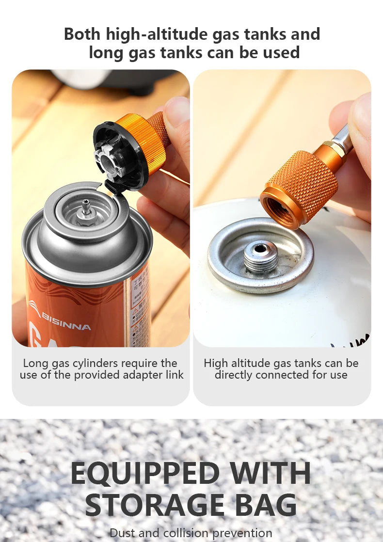 BISINNA 4000W High-power Infrared Stove Portable Lightweight Gas Burner Split Type Stove Outdoor Camping Supplies Picnic Hiking